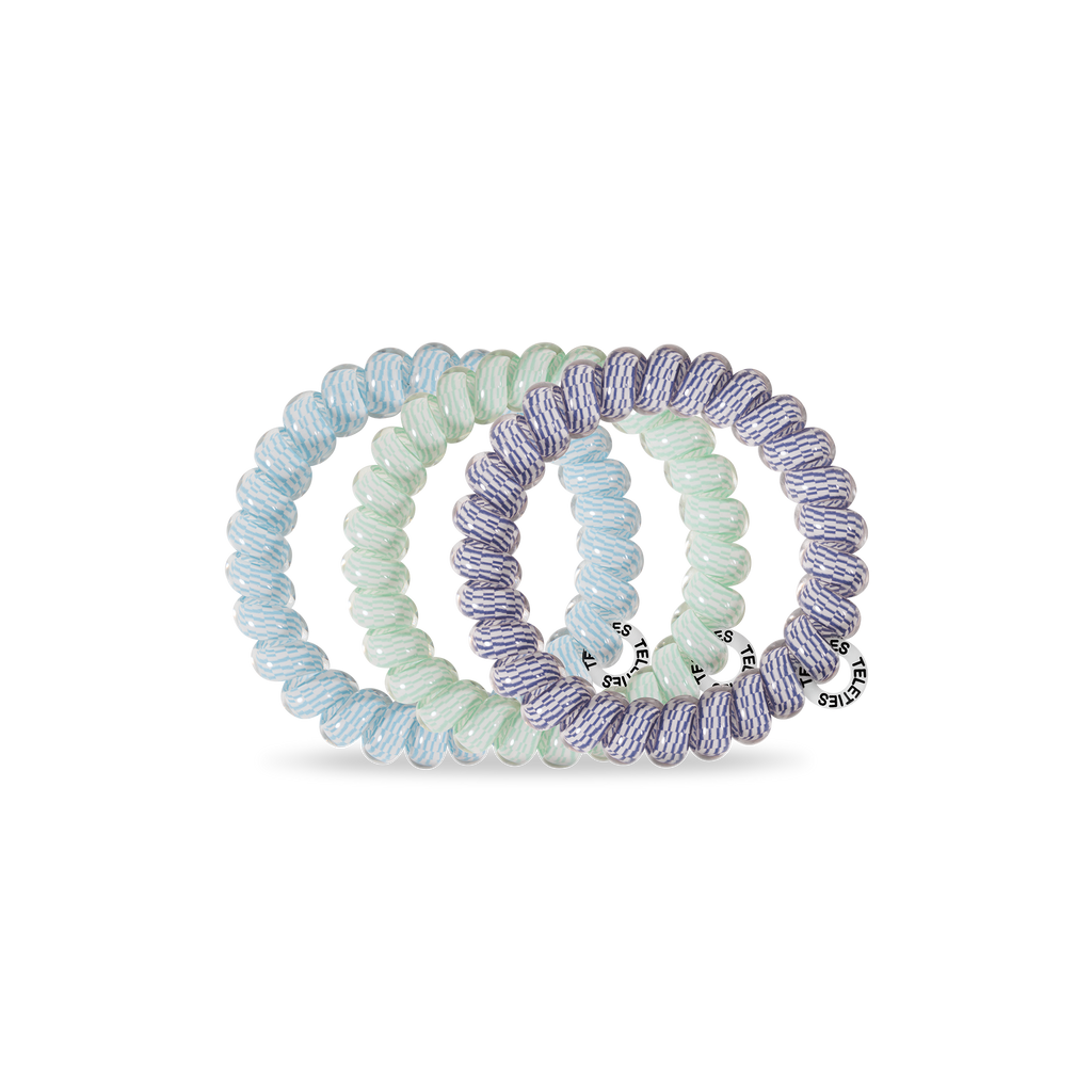 TELETIES - Spiral Hair Coil | Large | Totally Turquoise