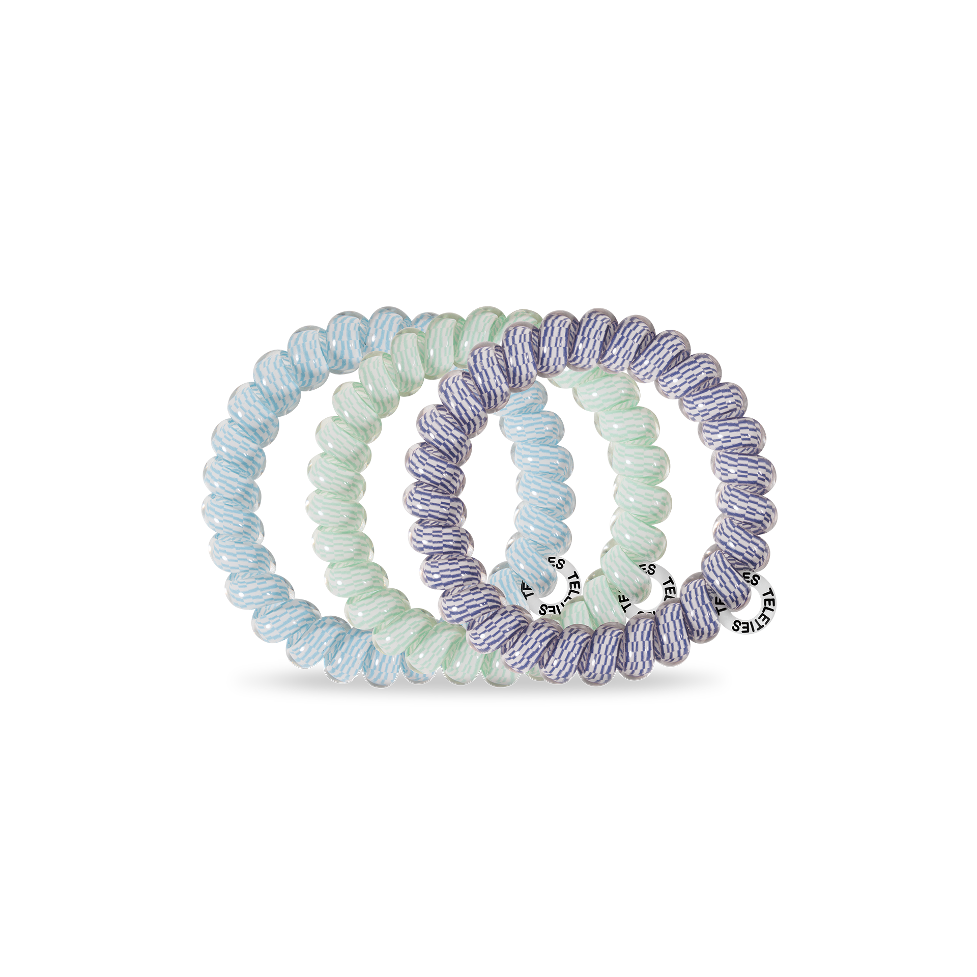 TELETIES - Spiral Hair Coil | Large | Totally Turquoise
