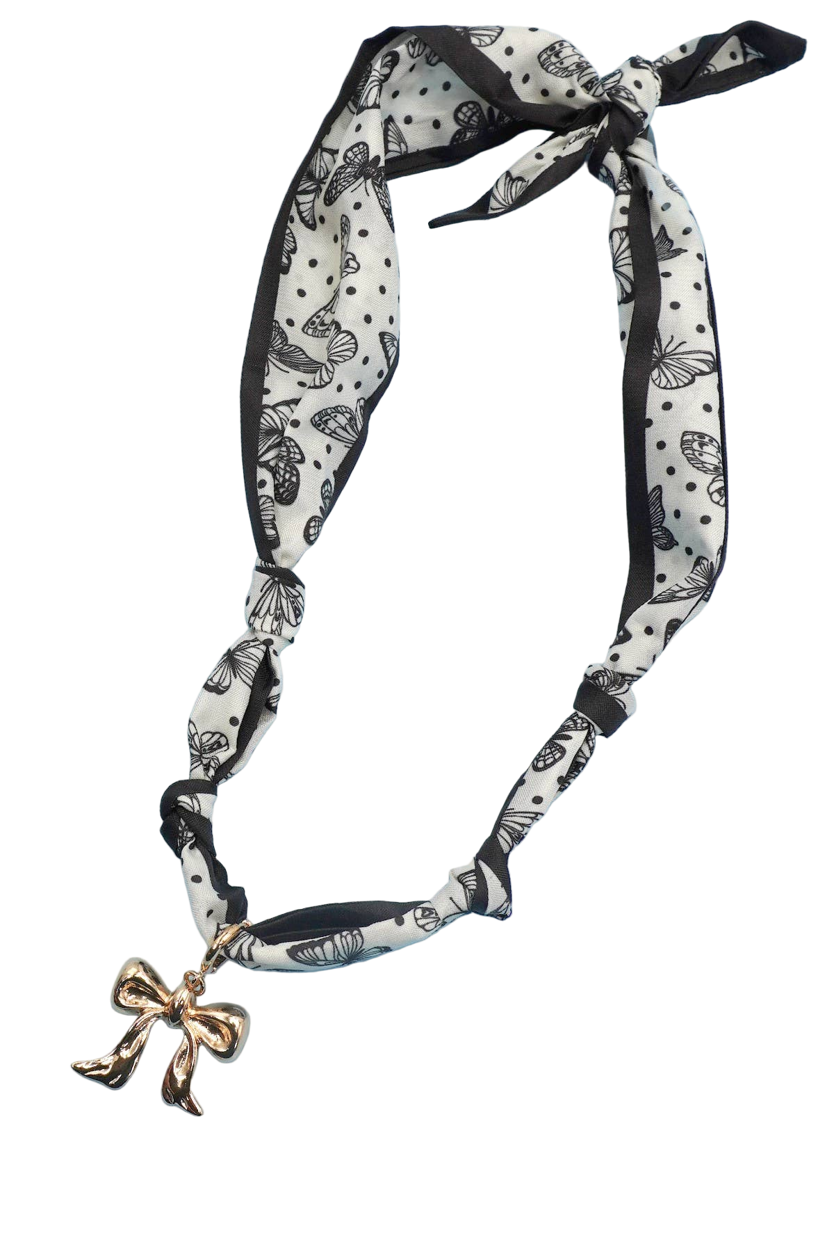 Handcrafted Scarf Interchangeable Charm Necklace (2 Options)