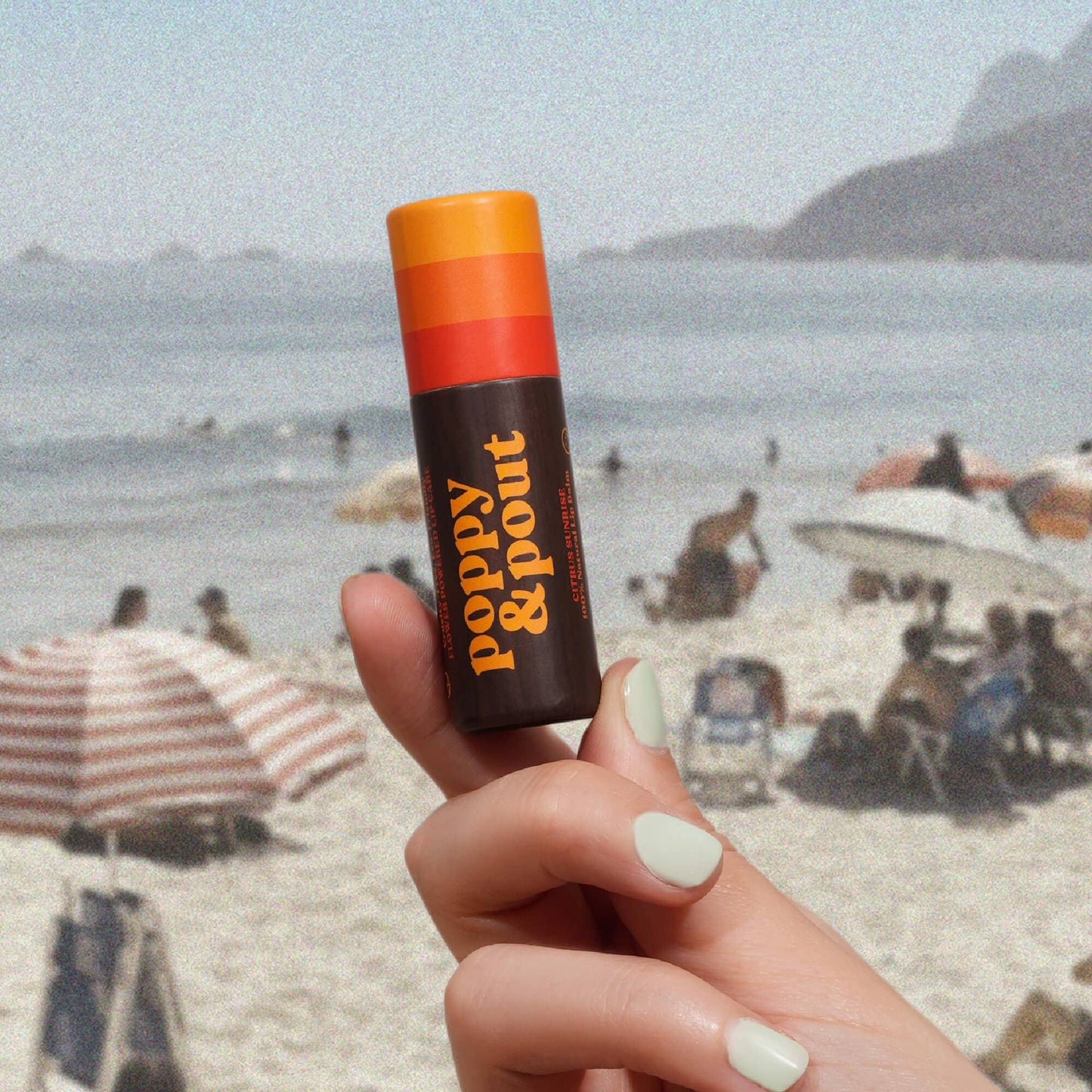 Poppy & Pout - Lip Balm, Retro Surf, Citrus Sunrise