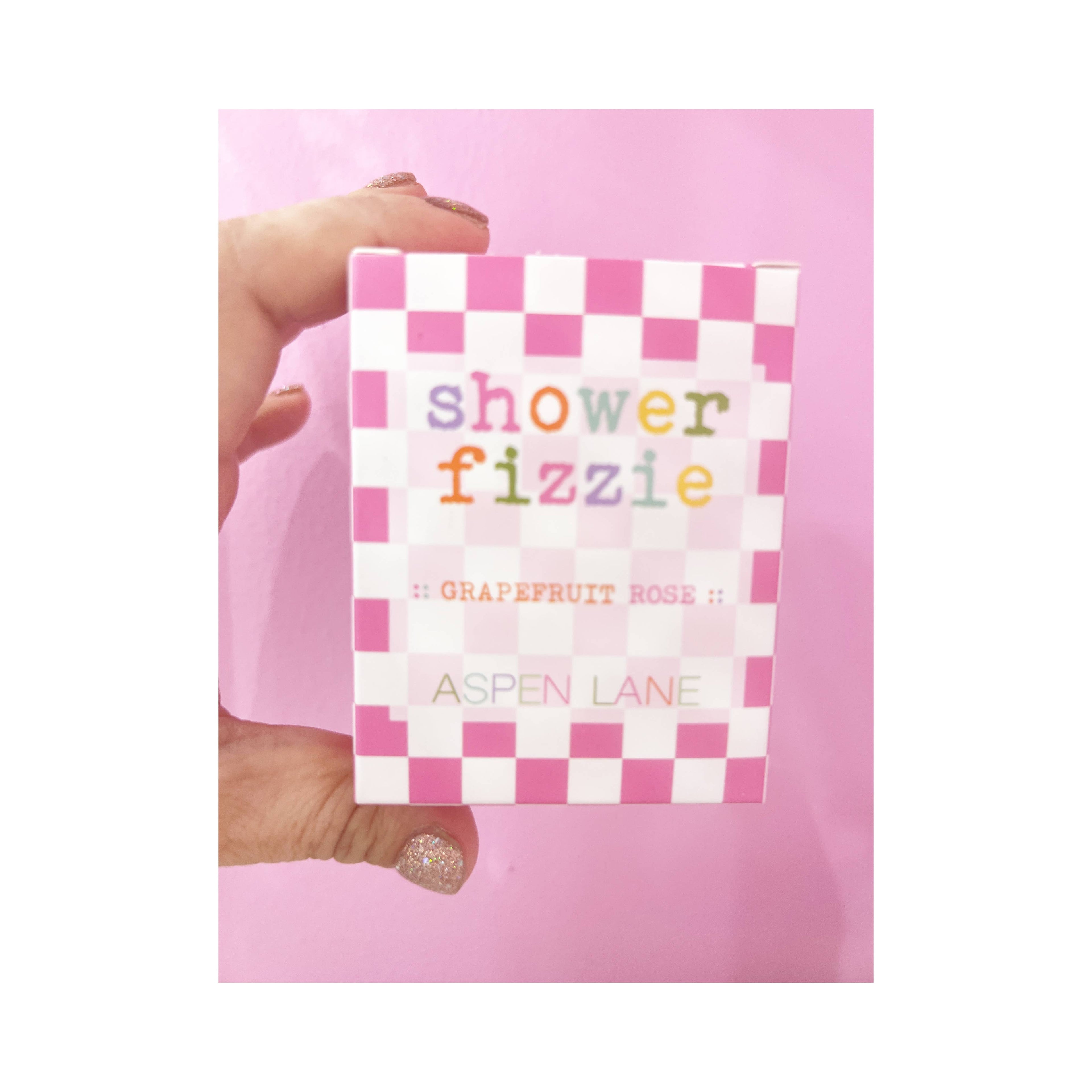 Grapefruit Rose Shower Steamer Fizzie w/ Bag