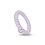 TELETIES - Spiral Hair Coils | Small | Rose Water Pink Hair Ties