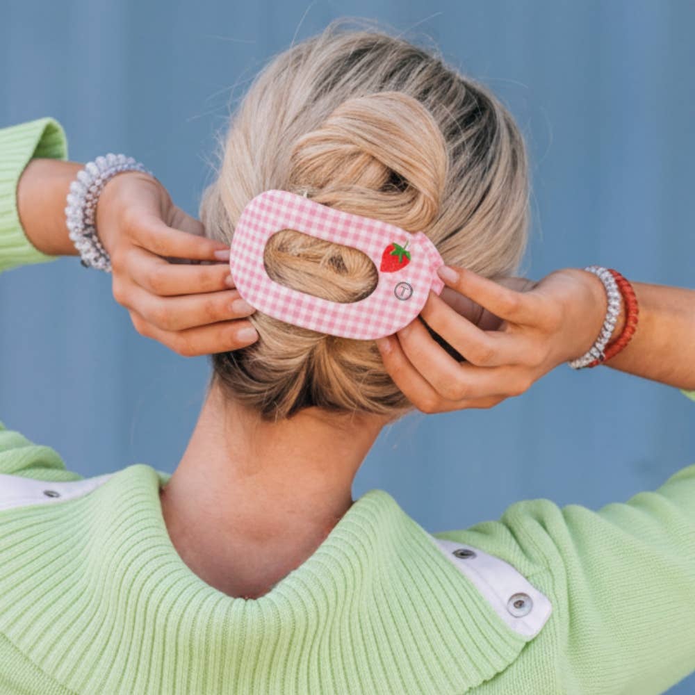TELETIES - Flat Round Hair Clip | Large | Handpicked