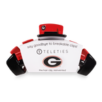 TELETIES - Classic College Hair Clip | Large | Univ. of Georgia
