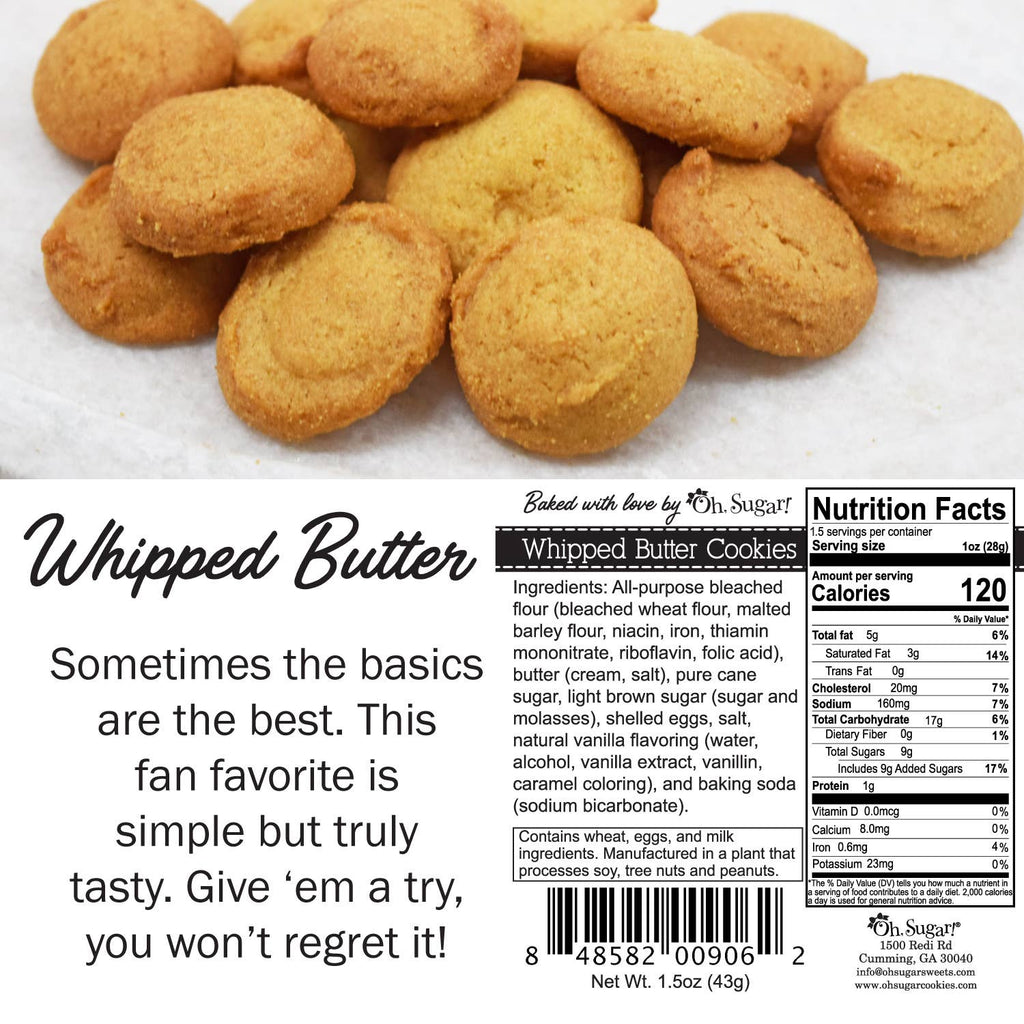 Oh, Sugar! Cookies- Chocolate Chip Christmas Holiday Small Bag