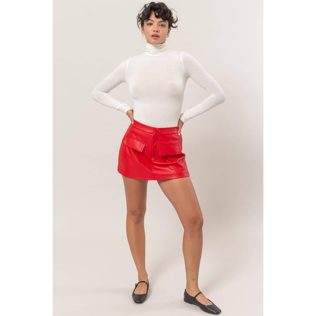 Long Sleeve Turtleneck Top (S-L)