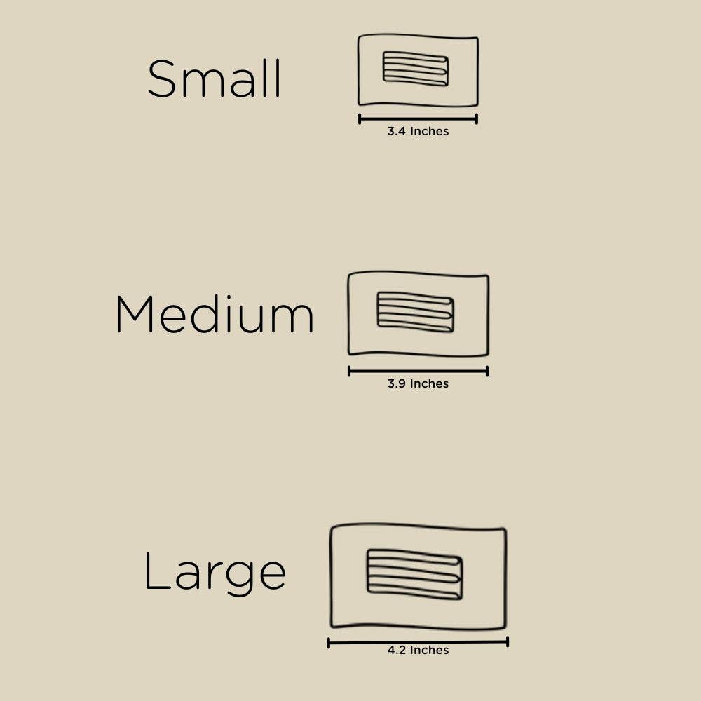 TELETIES - Flat Rectangle Hair Clip | Medium | Fir Real