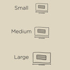 TELETIES - Flat Rectangle Hair Clip | Medium | Fir Real