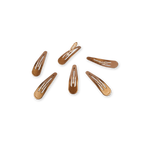 TELETIES - Snap Clip | Bronze | 6 Count