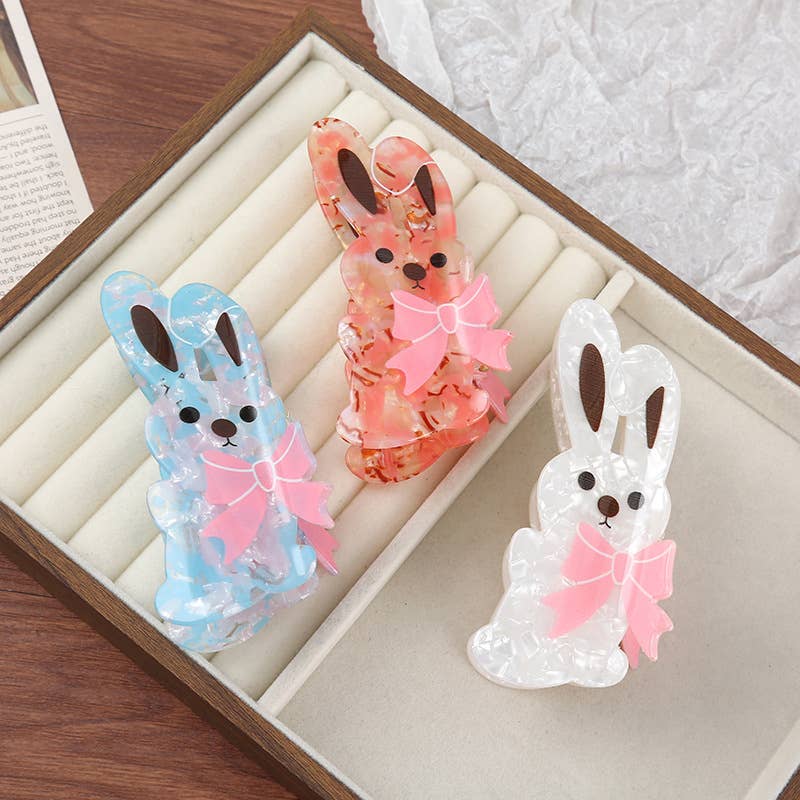 Bunny Rabbit Hair Clip (3 Colors)