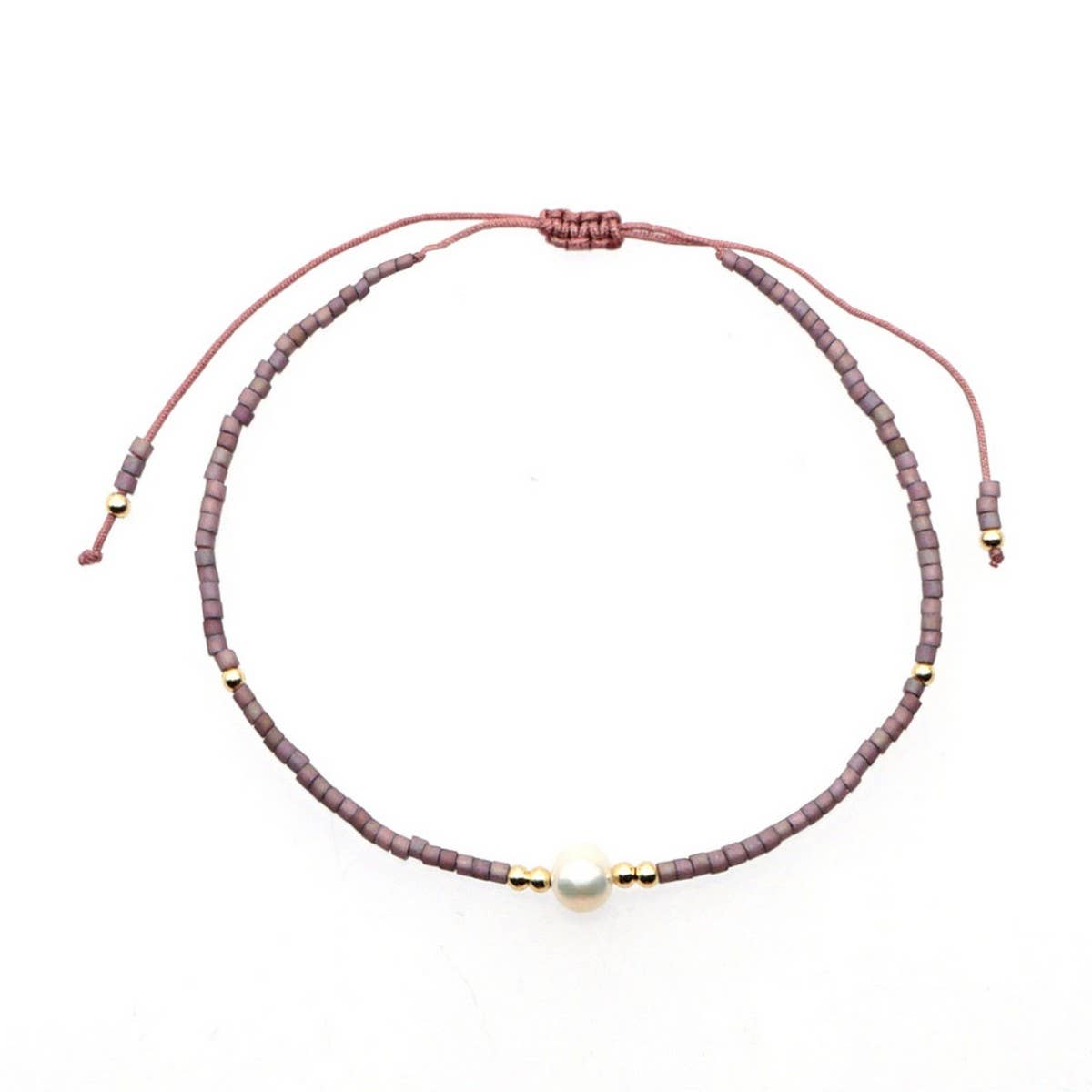 HAND-WOVEN RICE BEADS BRACELET