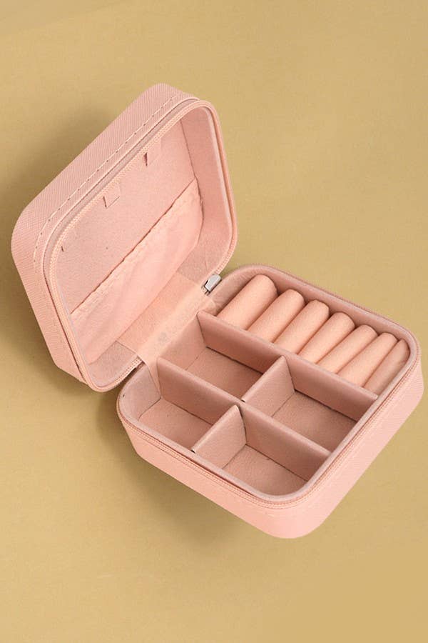 DESIGNED JEWELRY ORGANIZER TRAVEL BOX CASE