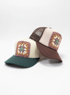 Granny Square Trucker Hats