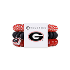 TELETIES - Spiral Hair Coils | Large | Go Dawgs! Hair Ties