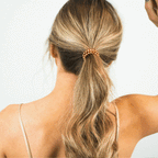 TELETIES - Spiral Hair Coils | Small | Rose Water Pink Hair Ties