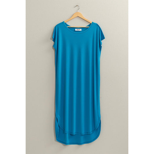 Soft High Low Midi Dress (S-L)