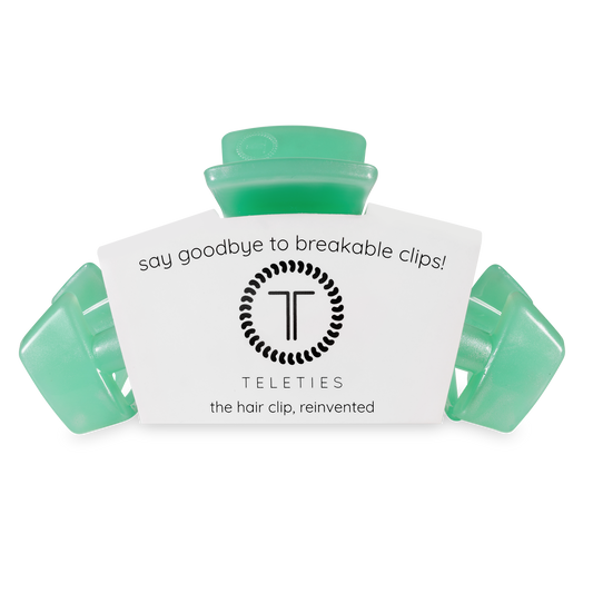 TELETIES - Classic Hair Clip | Large | Spring Splash