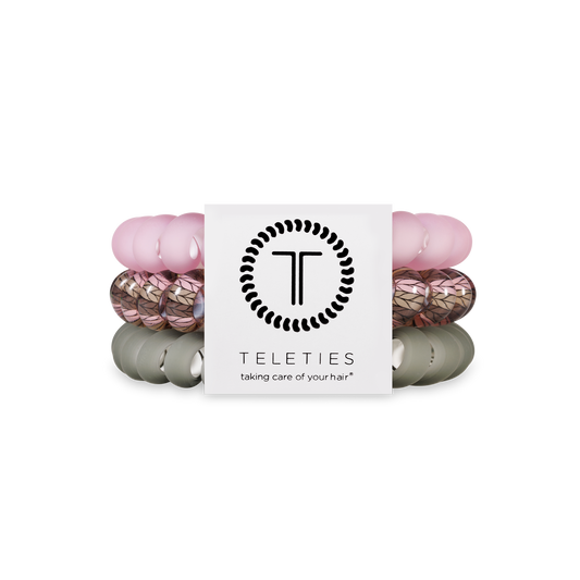 TELETIES - Spiral Hair Coils | Large | Sage It Ain't So Hair Ties