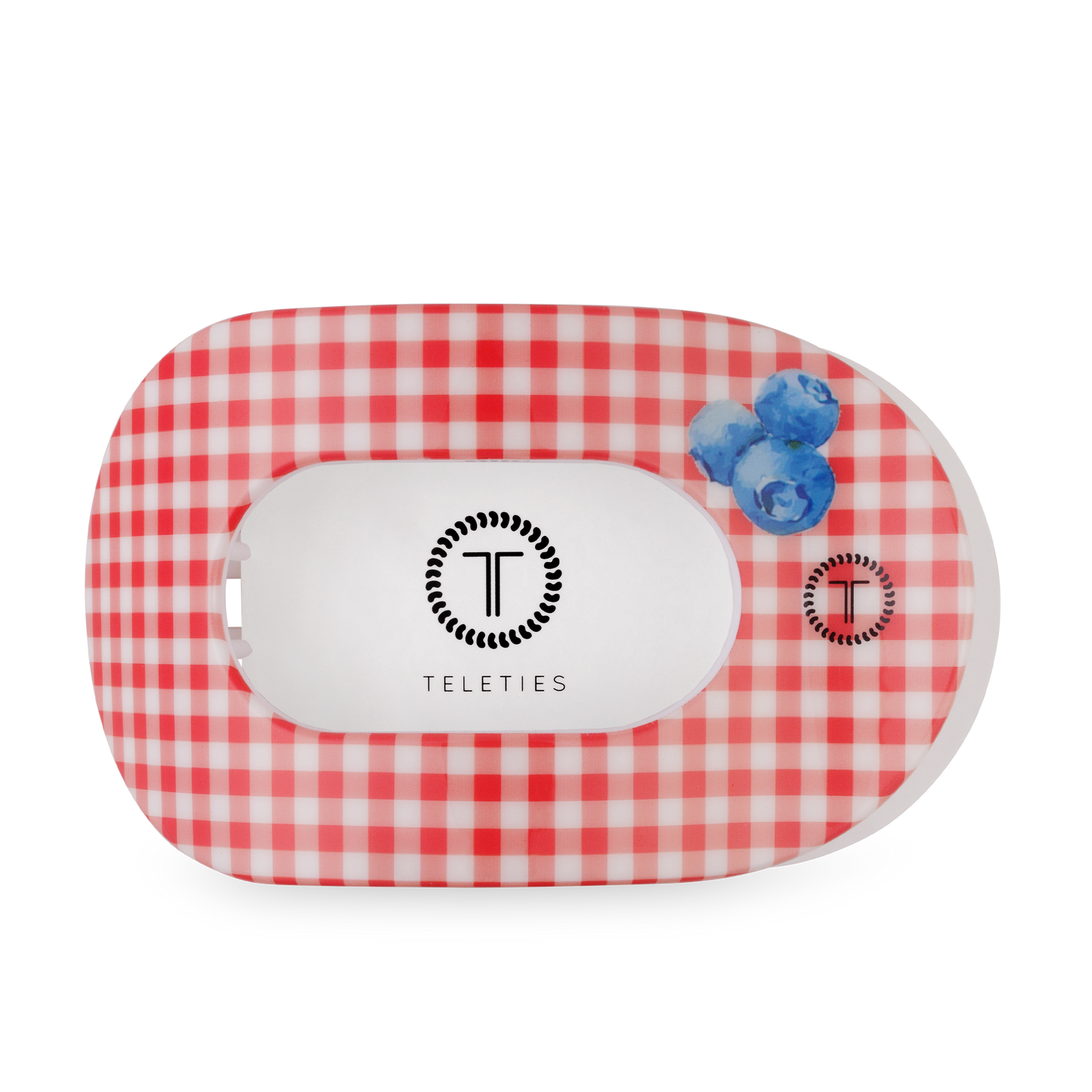 TELETIES - Flat Round Hair Clip | Large | Blueberry Farms