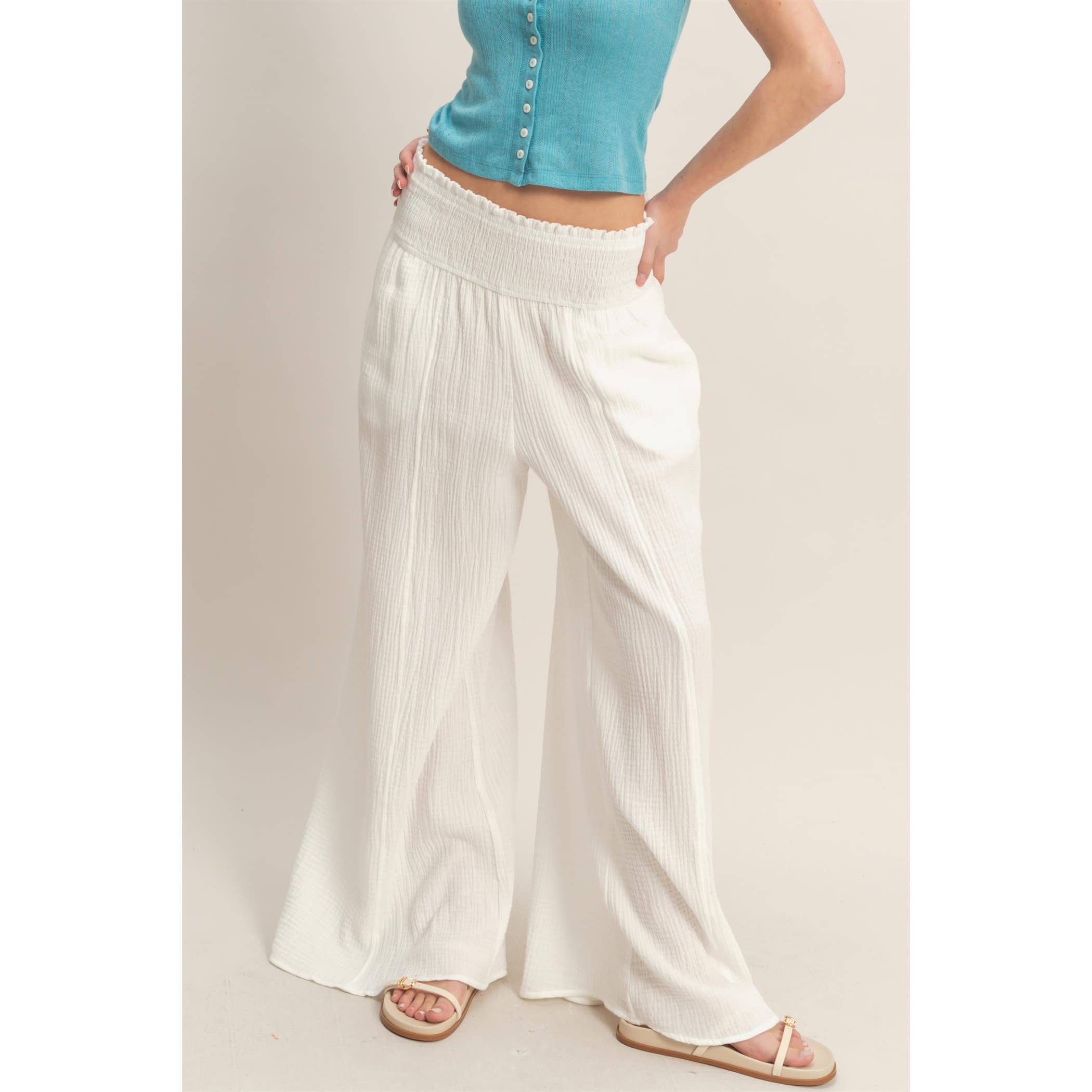 The Jessie Wide-Leg Pants (S-L)(2 Colors)