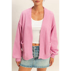 The Amy Oversized Textued Knit Cardigan Sweater (S-L)