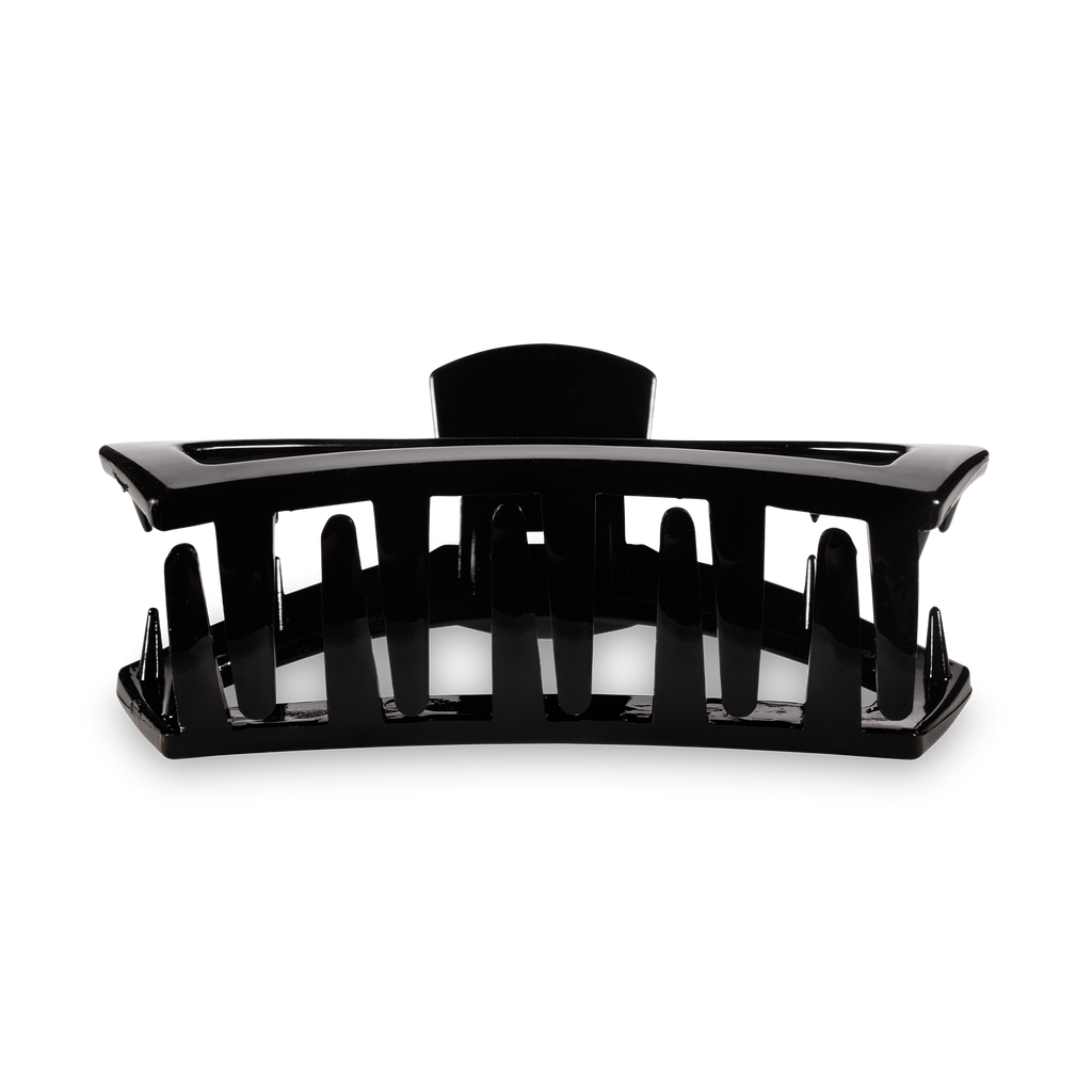 TELETIES - Open Hair Clip | Small | Jet Black