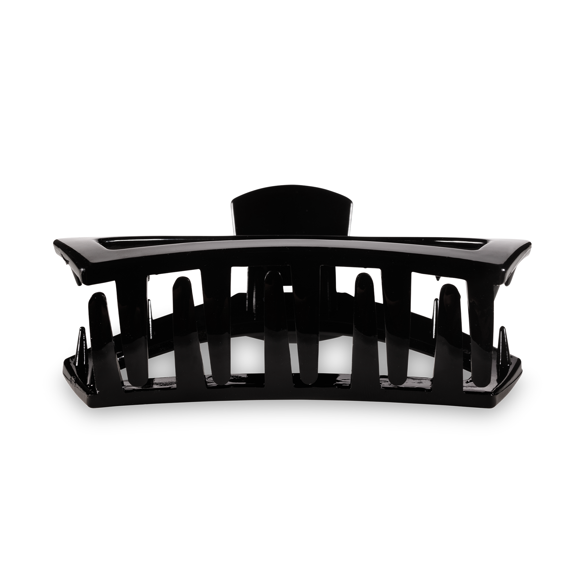 TELETIES - Open Hair Clip | Small | Jet Black