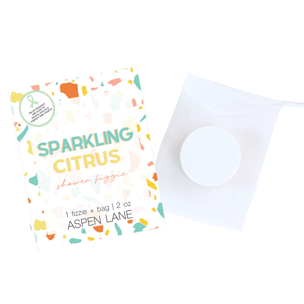 Sparkling Citrus Shower Steamer Fizzie w/ Bag