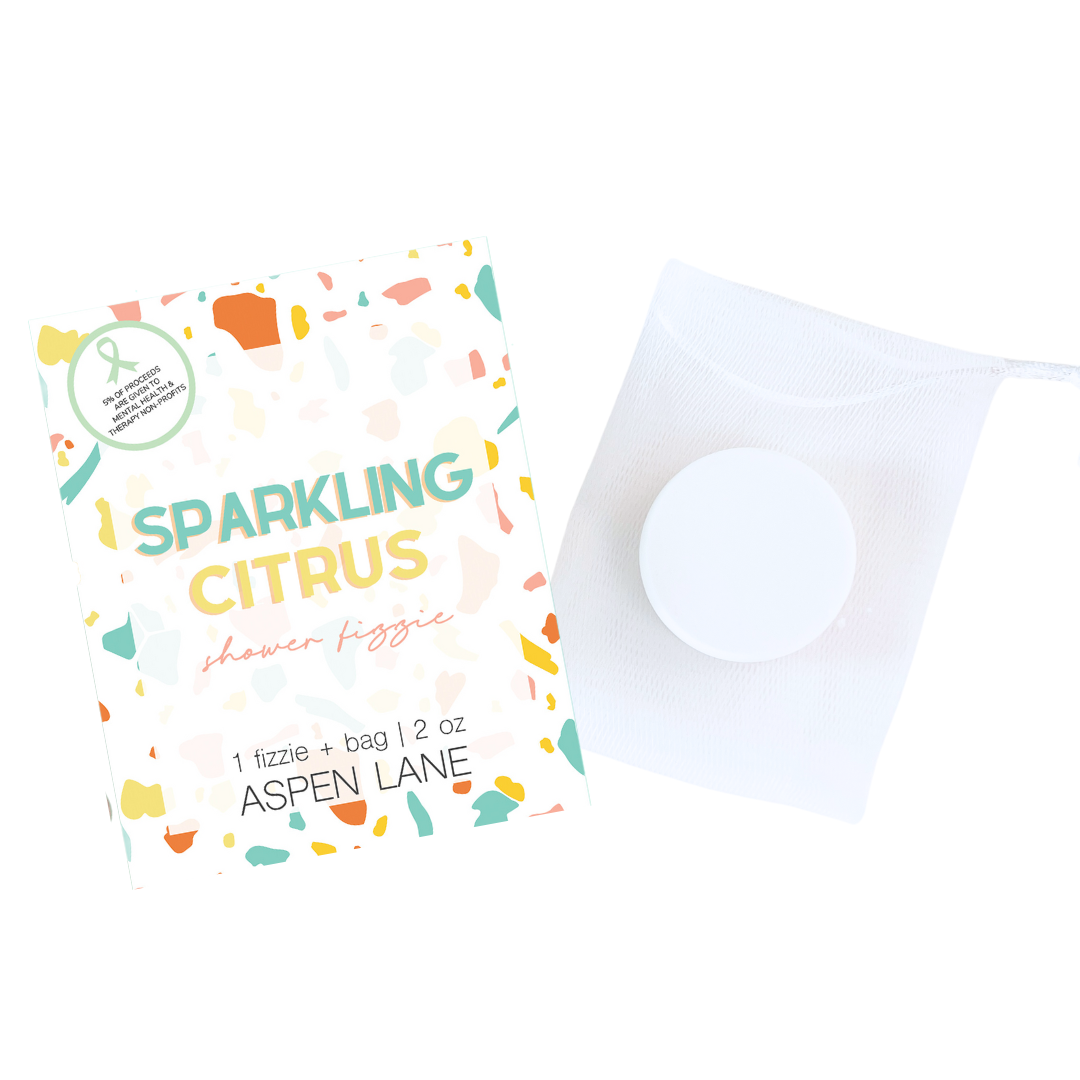 Sparkling Citrus Shower Steamer Fizzie w/ Bag
