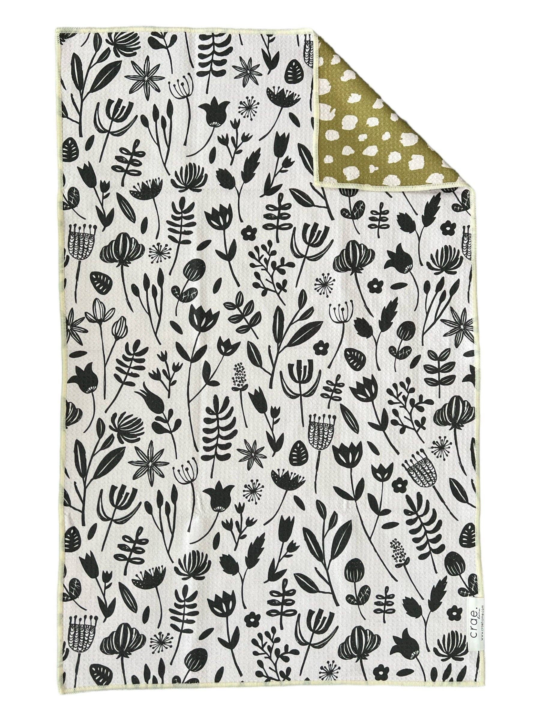 Crae.Home - Vintage Highway: Reversible Dish Towel