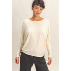 Dolman Long Sleeve Top (S-L)
