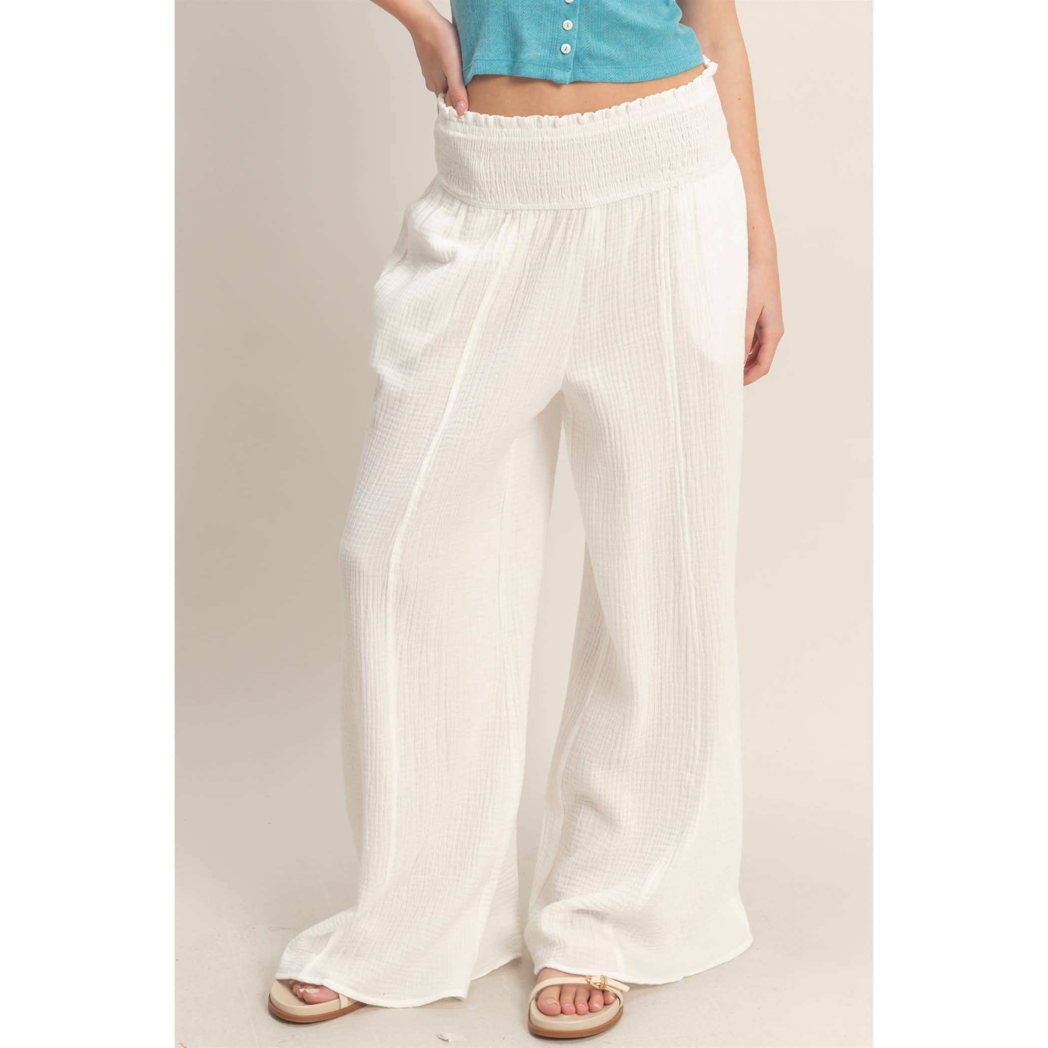 The Jessie Wide-Leg Pants (S-L)(2 Colors)