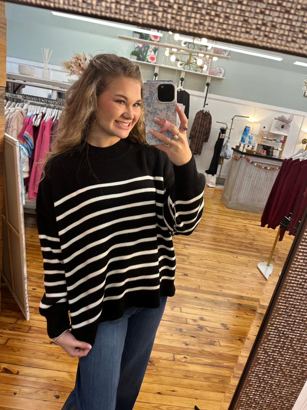 Cozy in Stripes (S/M or L/XL)