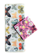 Crae.Home - Wings/Flower Farm: Double Sided-Dish Towel/Dish Cloth Set