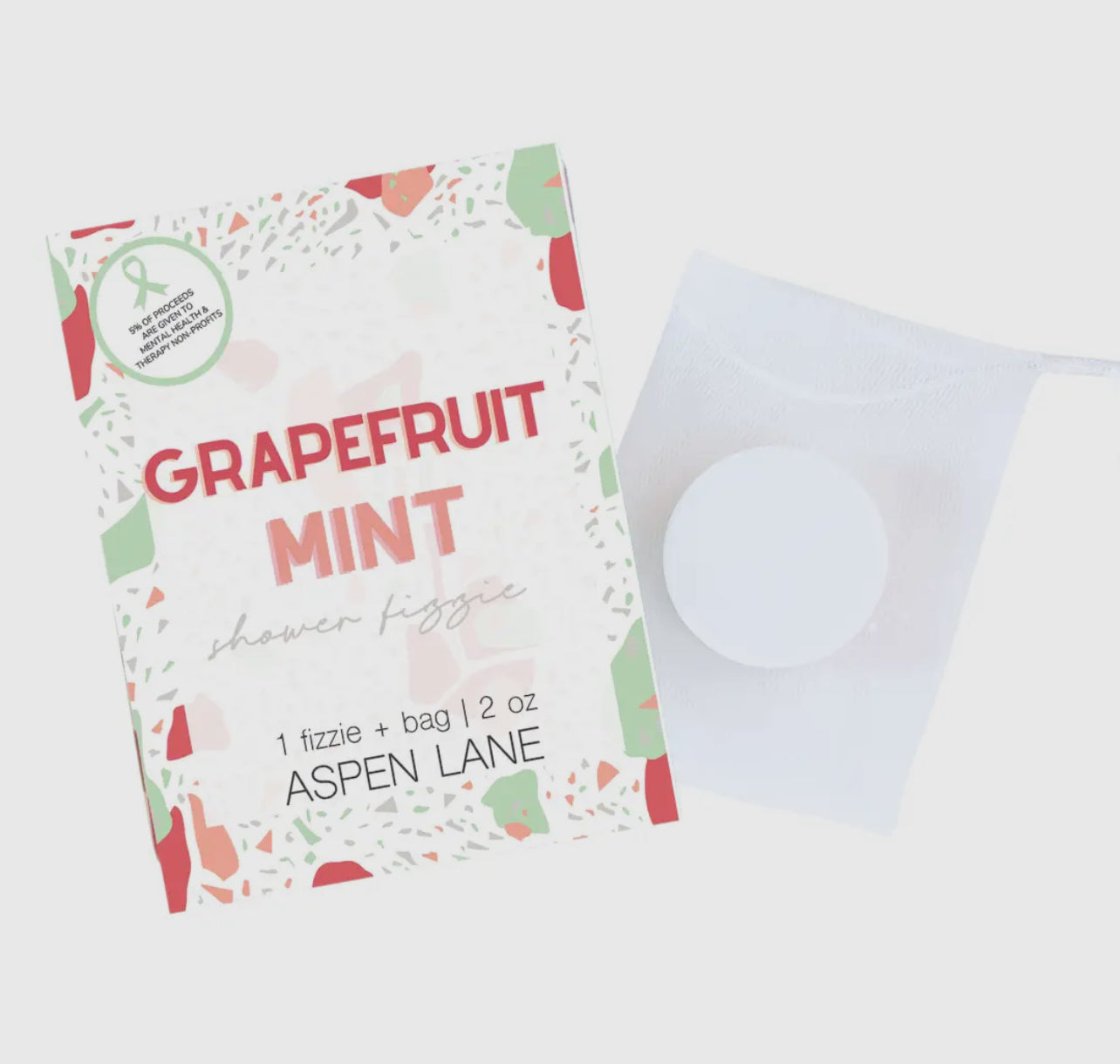 Grapefruit Mint Shower Steamer W/ Bag
