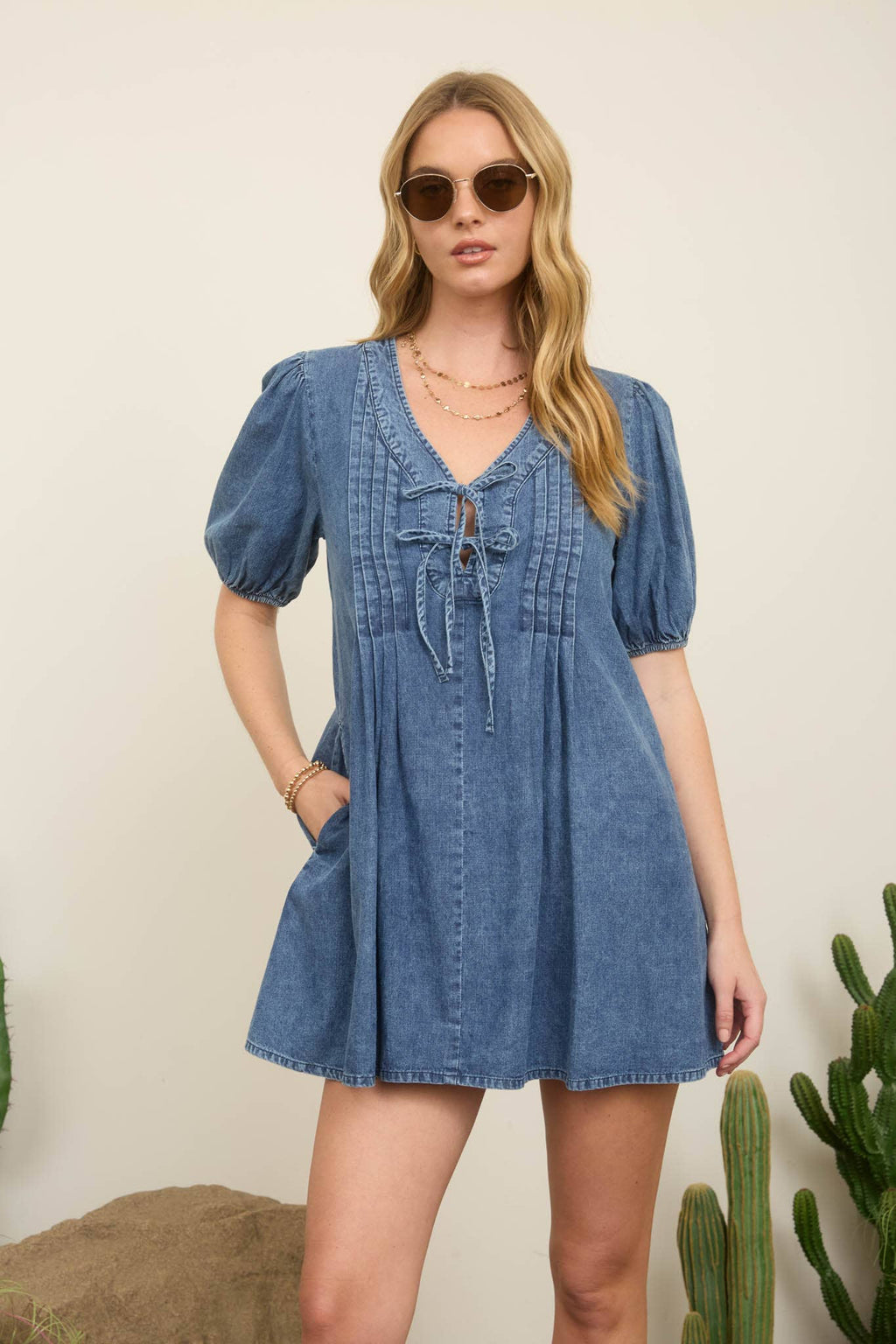 The Emmie Denim Dress (S-L)