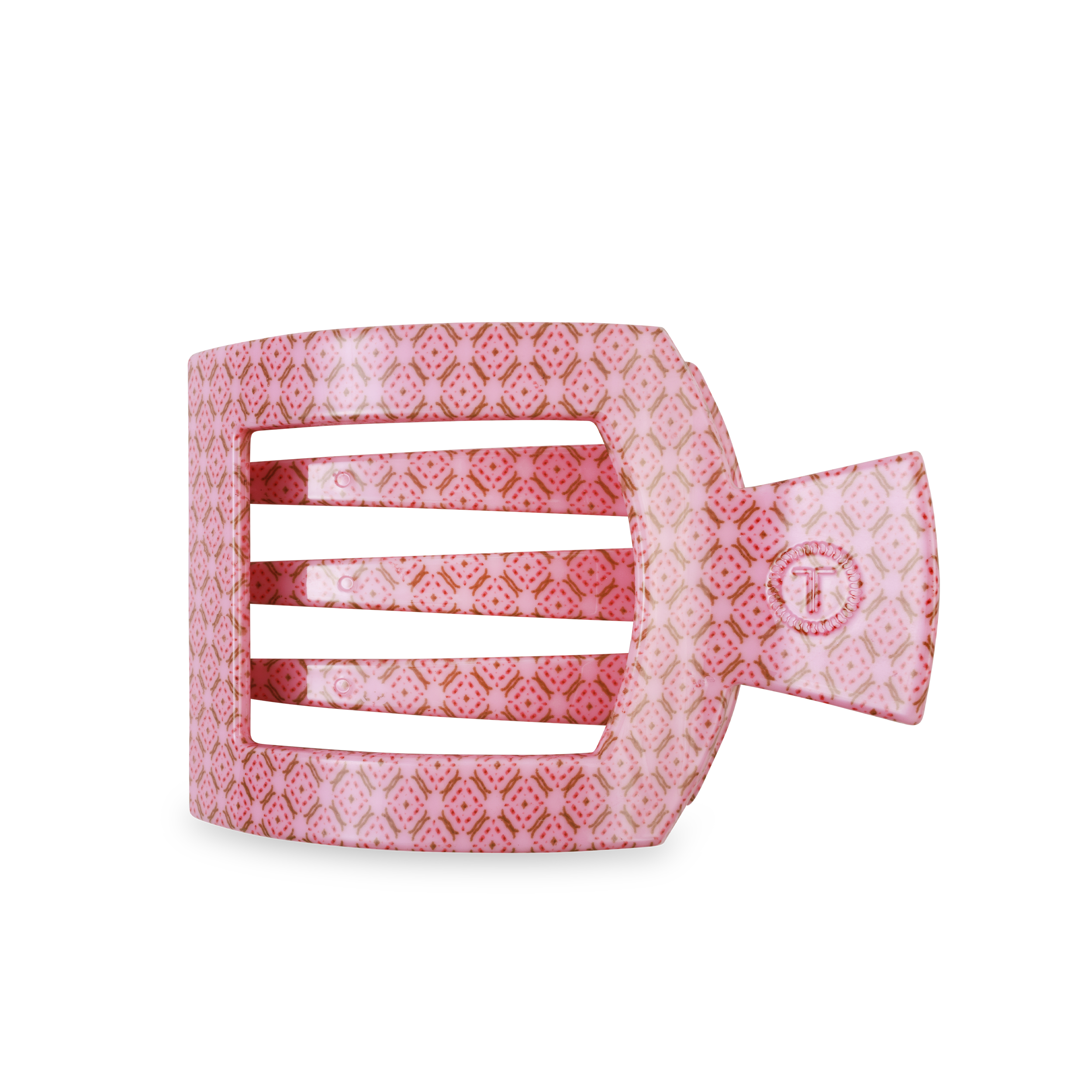 TELETIES - Berry Cozy | Large | Flat Square Hair Clip