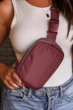 Casual Waterproof Zipped Crossbody Chest Bag