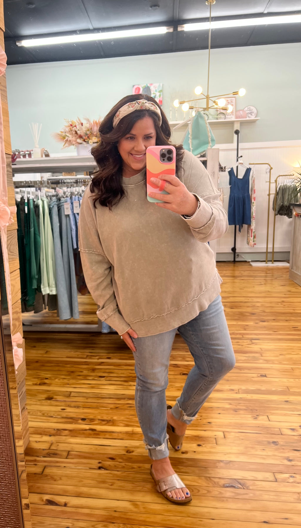 The Cora Pullover (Plus)(2 Colors)