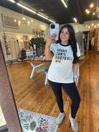 SORRY CAN'T FOOTBALL BYE Ringer Graphic T-Shirt (S-XL)