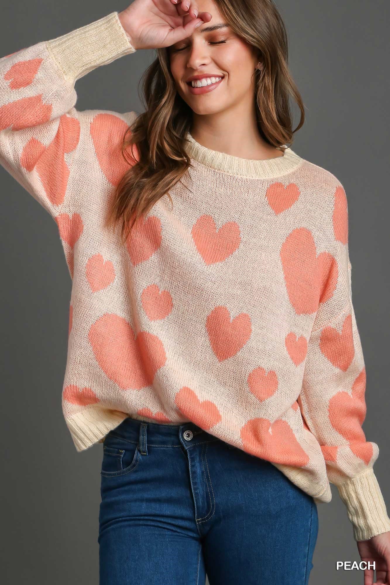 SALE! I Heart You Sweater (2 Colors)(S-L)