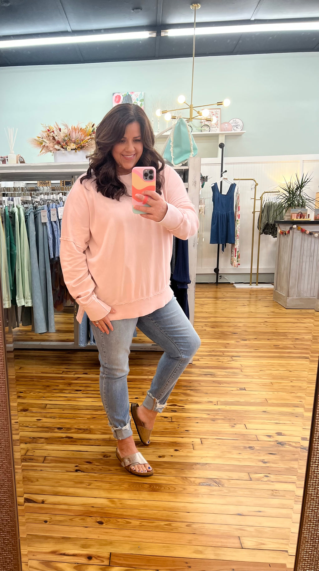 The Cora Pullover (Plus)(2 Colors)