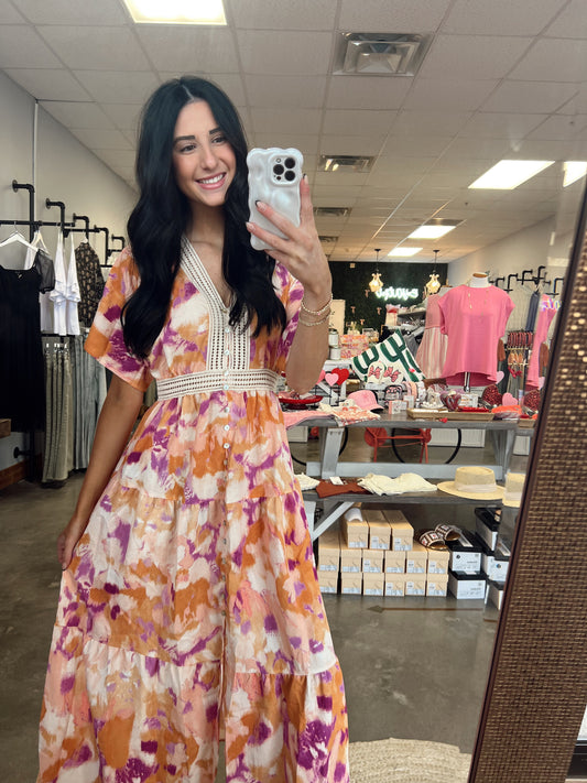 The Olivia Spring Maxi Dress (S-L)