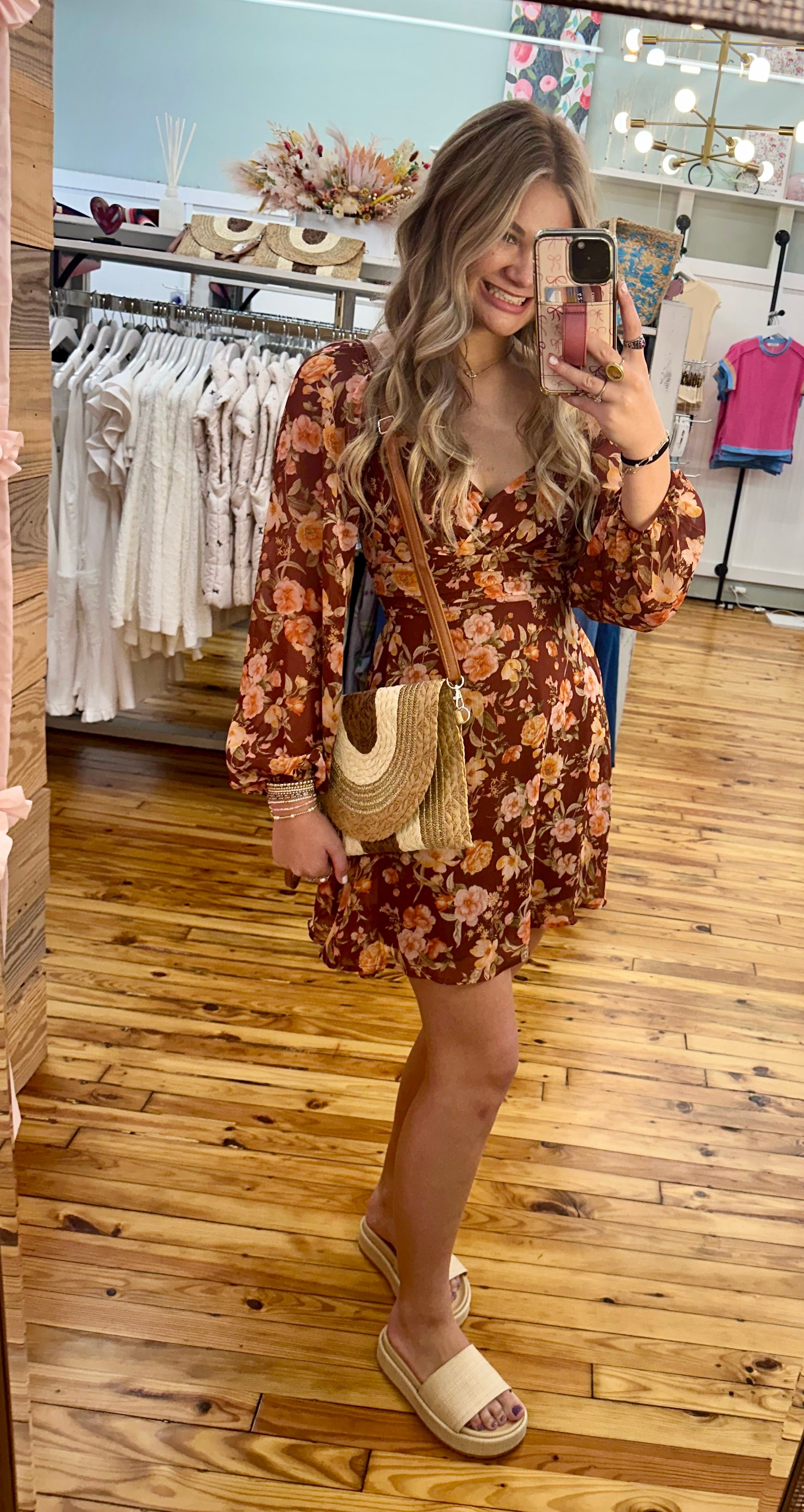 Fall Feels Sweetheart Dress (S-L)