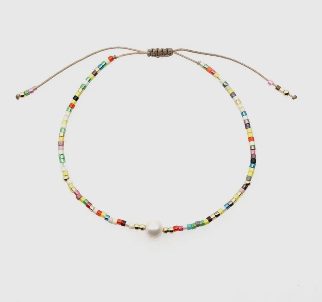 HAND-WOVEN RICE BEADS BRACELET