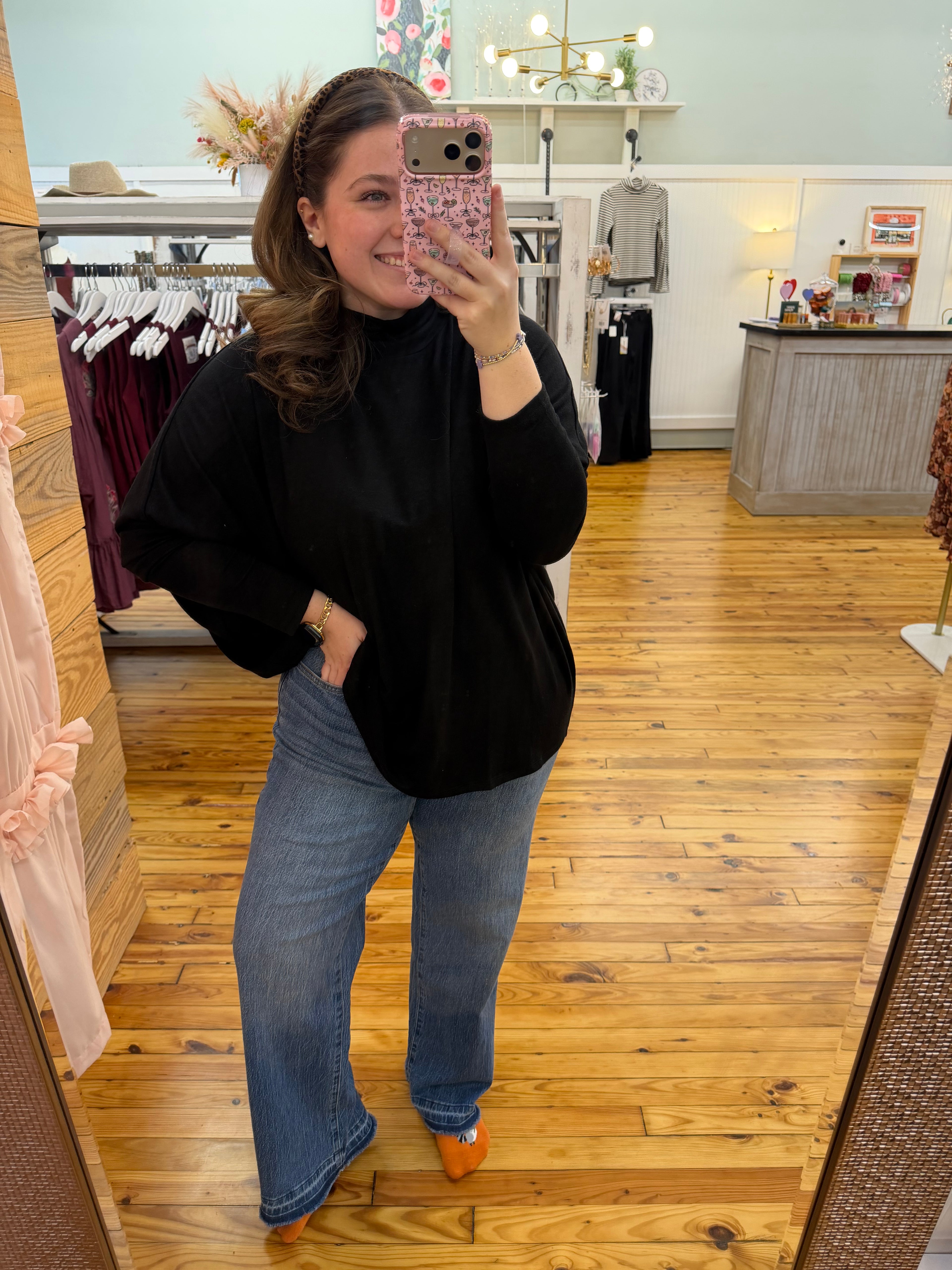 High Rise Wide Leg Jeans with Raw Hem (Women’s sizes 4-14)