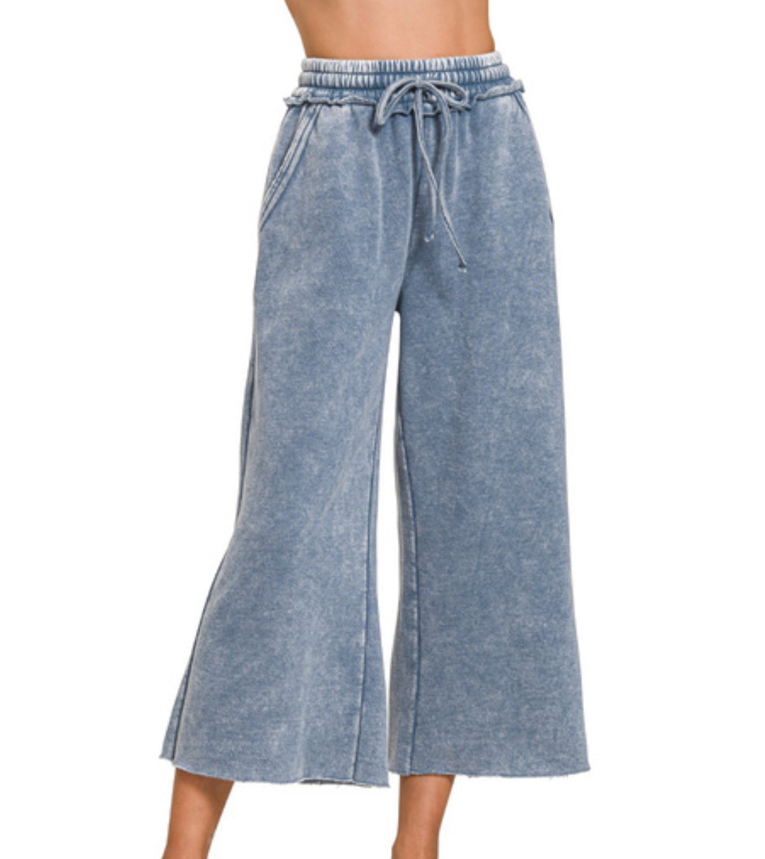 Comfy Acid Wash Boho Pants (S-L)(2 Colors)