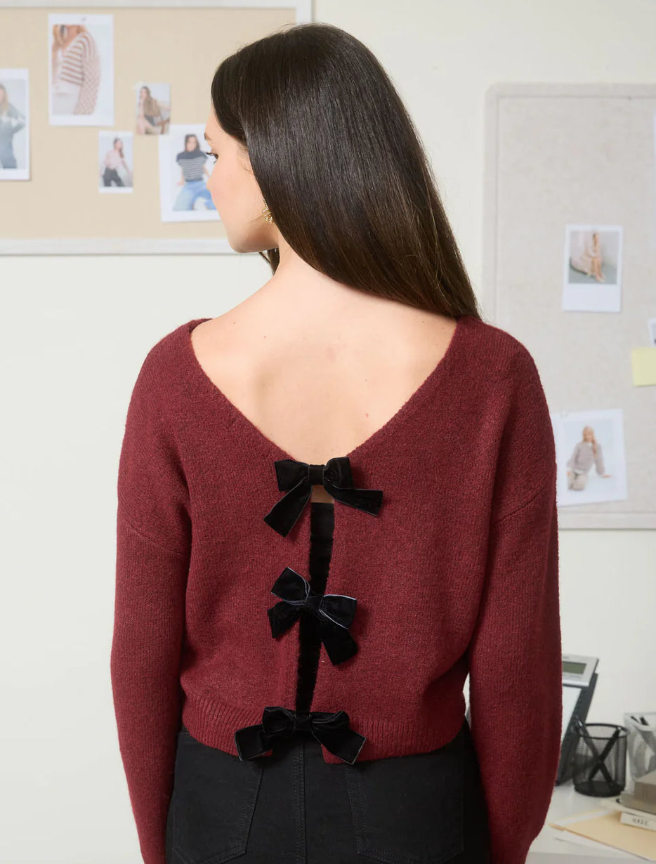 SALE!!The Ansley Bow🎀 Sweater (S-L)