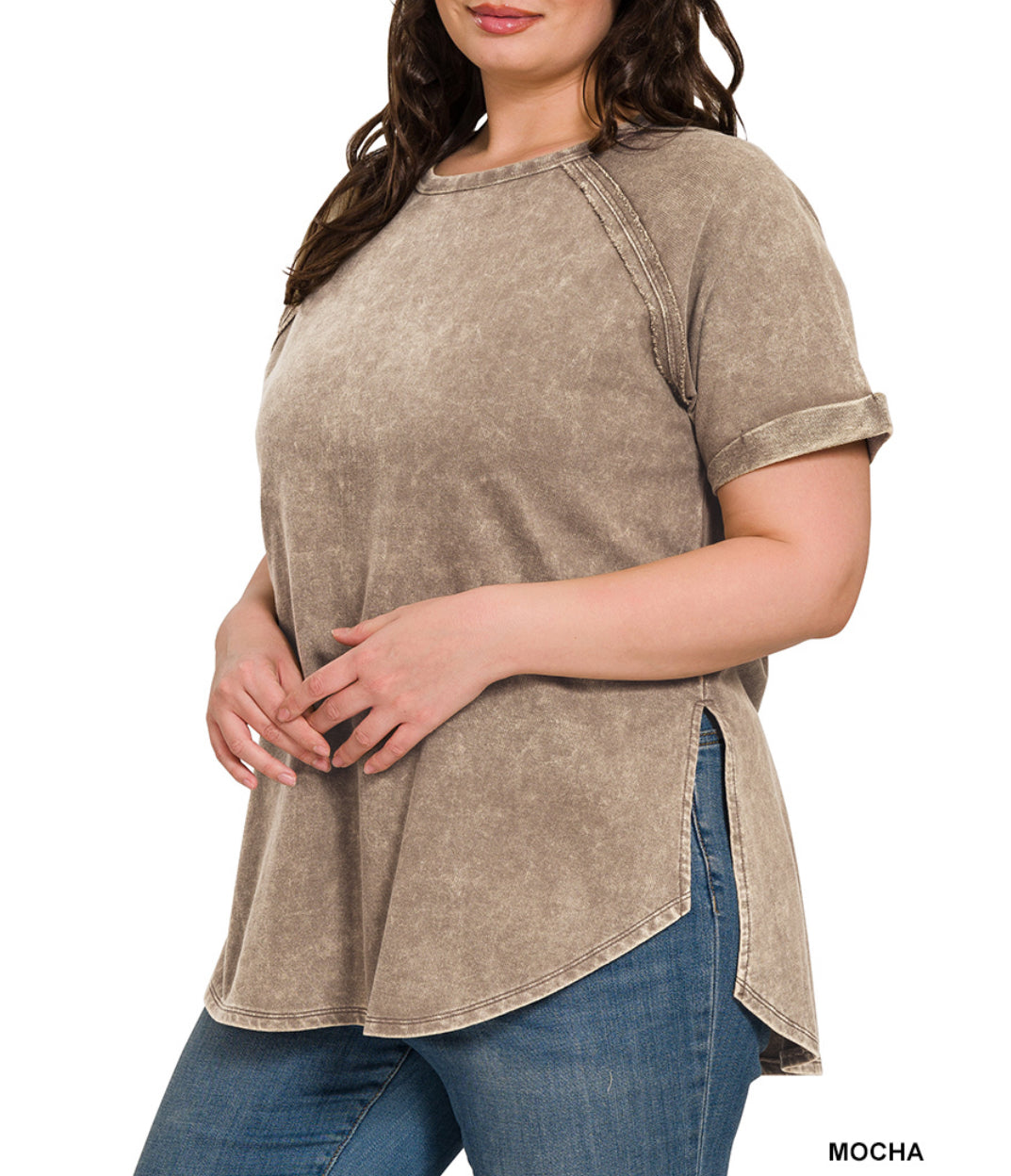 The Serena Top (Plus)(2 Colors)