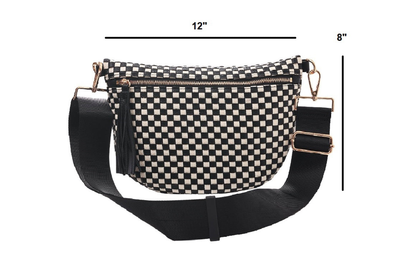 The Eliza Crossbody Checkered Bag (2 Colors)